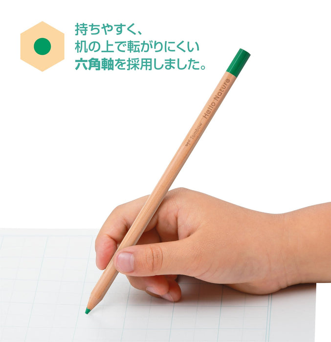 Tombow Hello Nature Red Panda 12-Color Colored Pencils Set-Kiichin - The #1 Place for Japanese Goods in Your Hand!