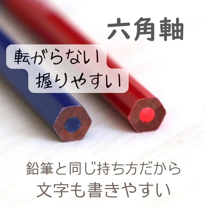 Tombow Ippo Blue Colored Pencils Pack - 12 Pieces for Precision Rounding-Kiichin - The #1 Place for Japanese Goods in Your Hand!