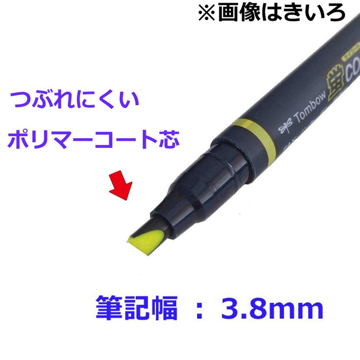 Tombow 10-Piece Pencil Highlighter Set Fluorescent Pink Coat - Wa-Sc90-10P-Kiichin - The #1 Place for Japanese Goods in Your Hand!