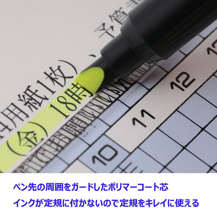 Tombow 10-Piece Pencil Highlighter Set Fluorescent Pink Coat - Wa-Sc90-10P-Kiichin - The #1 Place for Japanese Goods in Your Hand!