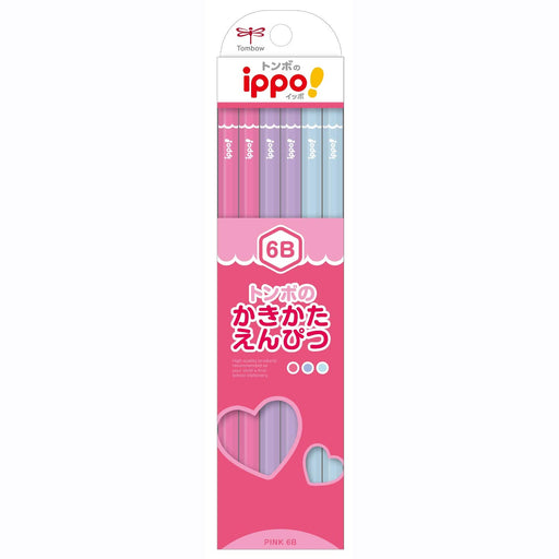 Tombow Ippo Drawing Pencil 6B in Plain Pink - Tombow Kb-Kpw04-6B-Kiichin - The #1 Place for Japanese Goods in Your Hand!