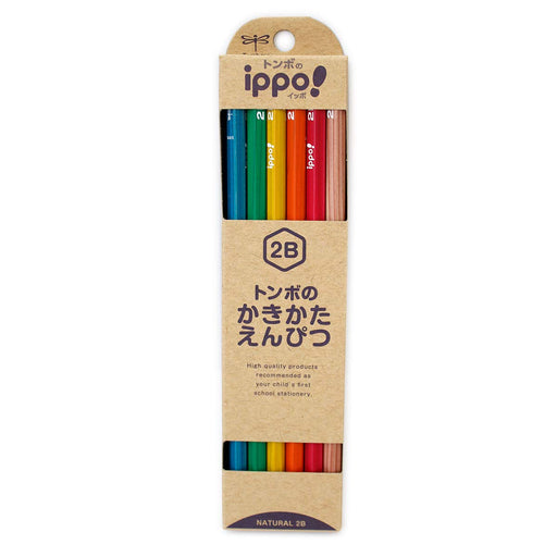 Tombow Ippo Kakikata 2B Natural Pencil Kb-Knn04-2B Model-Kiichin - The #1 Place for Japanese Goods in Your Hand!