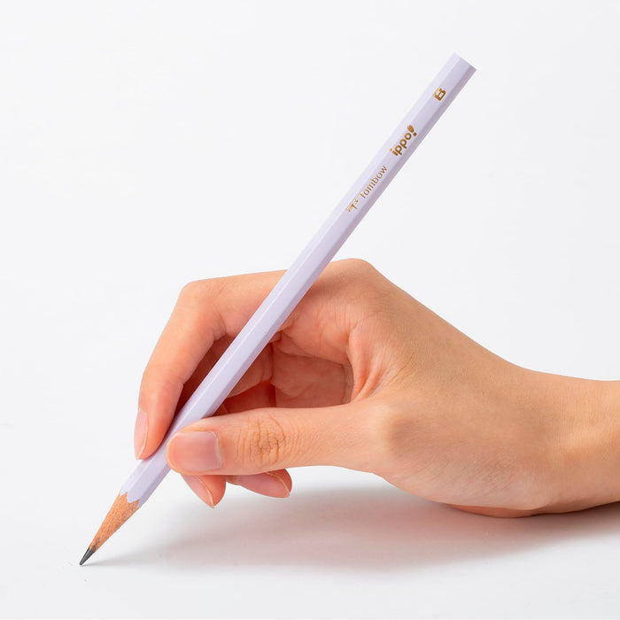 Tombow Ippo Kakikata Pastel Pencil B - Pack of 12 Ideal for Drawing-Kiichin - The #1 Place for Japanese Goods in Your Hand!