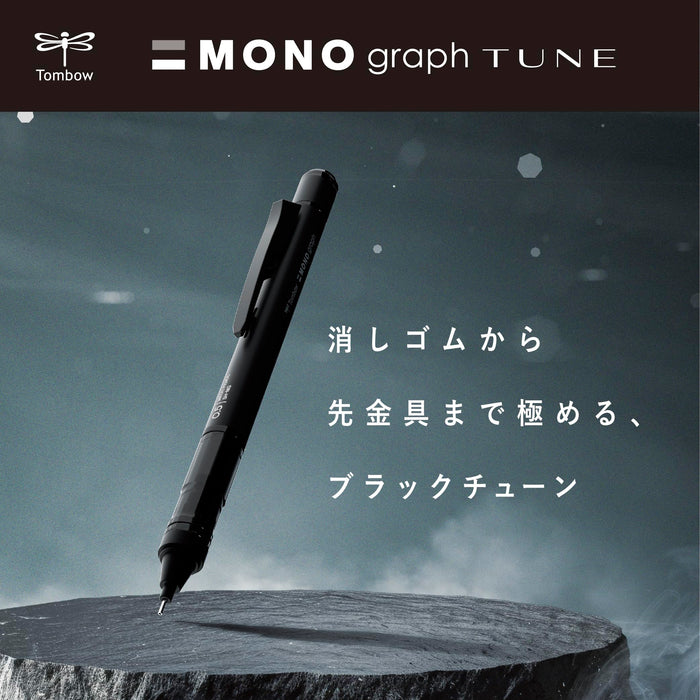 Tombow 0.5mm MonoGraph Tune Pencil Deep Blue - Mastered in Black