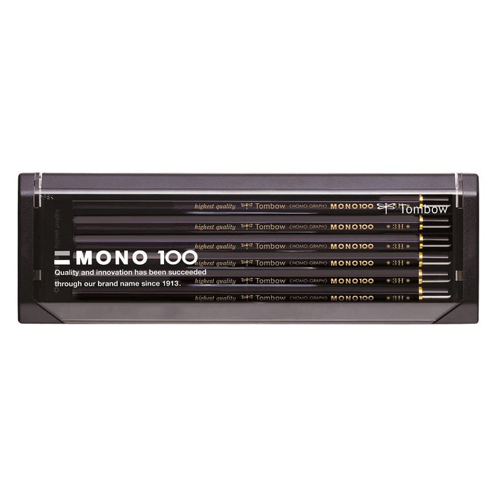 Tombow Mono 100 Pencil 3H Grade Pack of 12-Kiichin - The #1 Place for Japanese Goods in Your Hand!