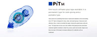Tombow Pencil Tape Glue Pit MS12 High-Grade Adhesive - PN-MS12 Model-Kiichin - The #1 Place for Japanese Goods in Your Hand!