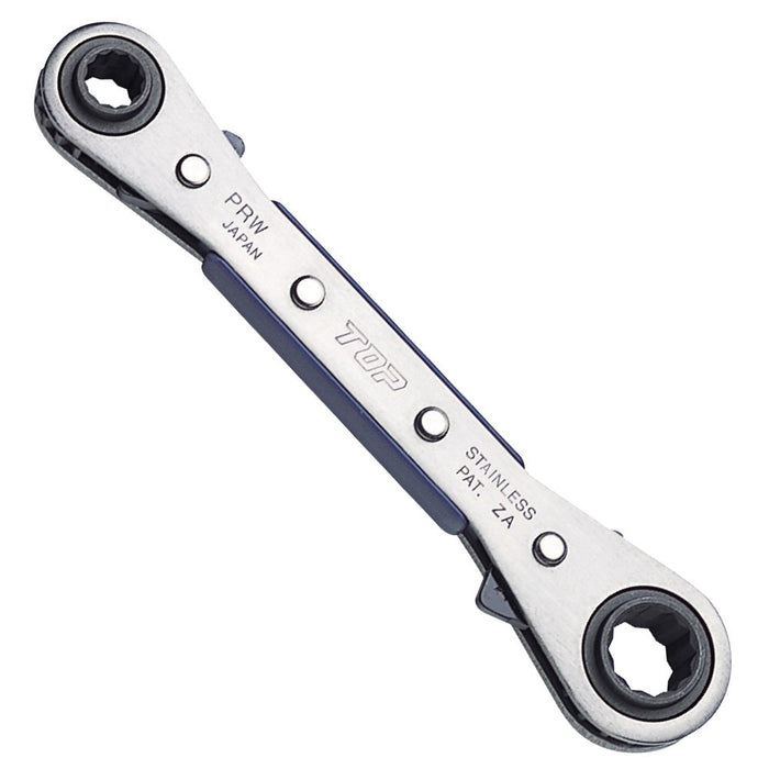 Top Kogyo 4-Size Plate Ratchet Wrench 9x10mm 11x12mm Stainless Steel-Kiichin - The #1 Place for Japanese Goods in Your Hand!