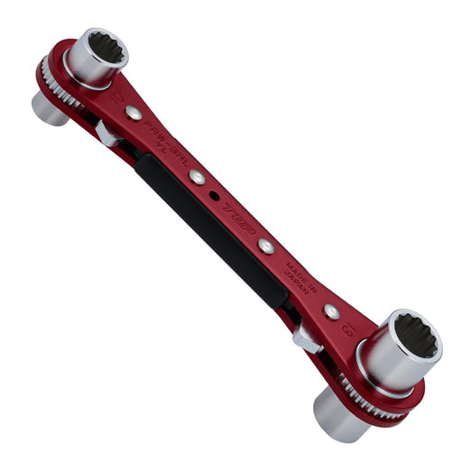 Top Kogyo PRW-3HL Long Ratchet Wrench 4 Sizes 36 Gears Safety Cord-Kiichin - The #1 Place for Japanese Goods in Your Hand!