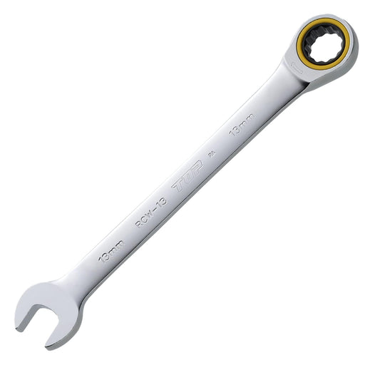 Top Kogyo Ratchet Combination Wrench 13mm 5° Feed Angle Gear RCW-13-Kiichin - The #1 Place for Japanese Goods in Your Hand!