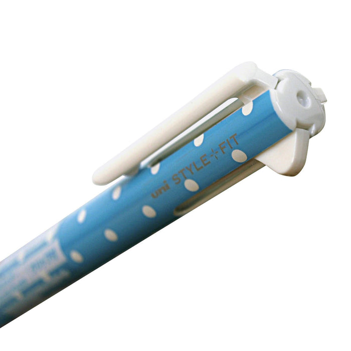Mitsubishi Pencil Uni Stylefit 3 Color Dot Blue Body Holder-Kiichin - The #1 Place for Japanese Goods in Your Hand!