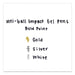 Mitsubishi Pencil Uni-Ball Signo UM-153 Bold Gel Rollerball Pens 3 Pieces - Gold Silver White-Kiichin - The #1 Place for Japanese Goods in Your Hand!