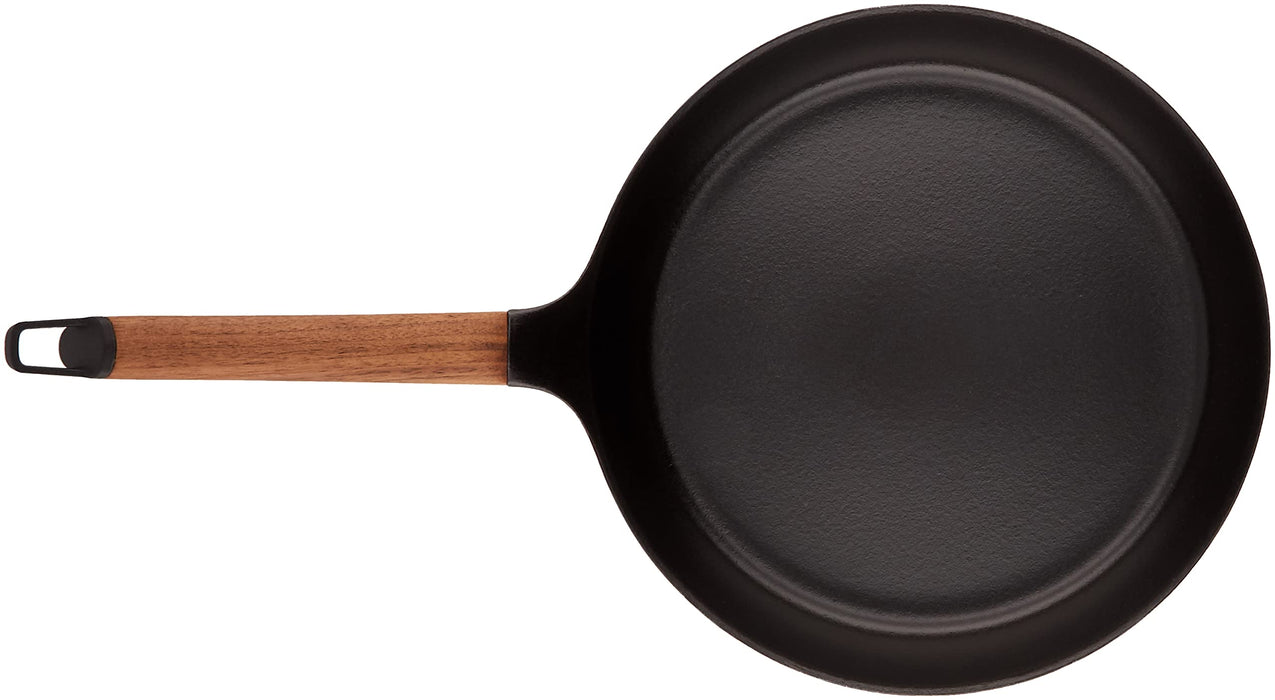 Vermicular 28cm Walnut Cast Iron Enamel Frying Pan Gas/IH Compatible