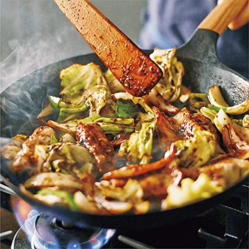Vermicular 28cm Walnut Cast Iron Enamel Frying Pan Gas/IH Compatible