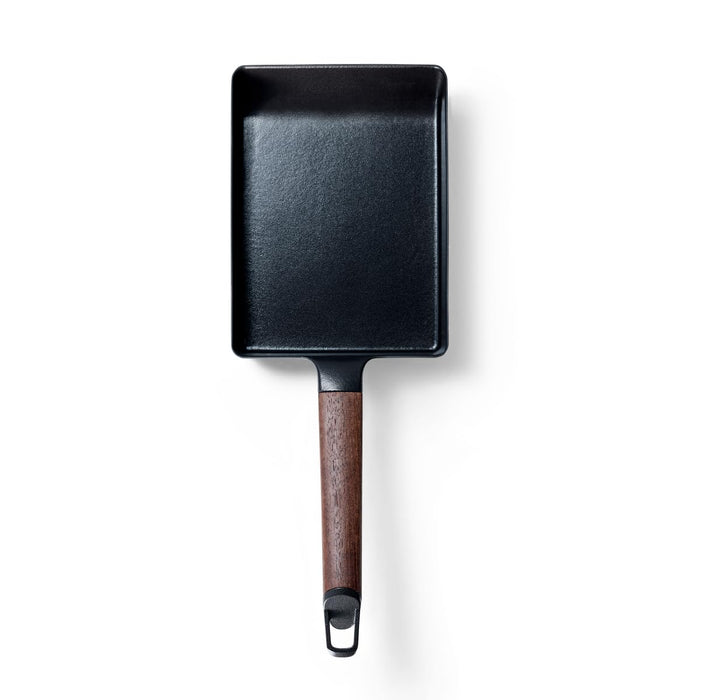 Vermicular Cast Iron Egg & Toast Pan Walnut Gas/IH Compatible with Recipe Book