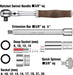 Vessel 16-Piece 3/8 Inch Sq Swivel Socket Wrench Set - HRW3005MSW - Non-Slip Wood Handle-Kiichin - The #1 Place for Japanese Goods in Your Hand!