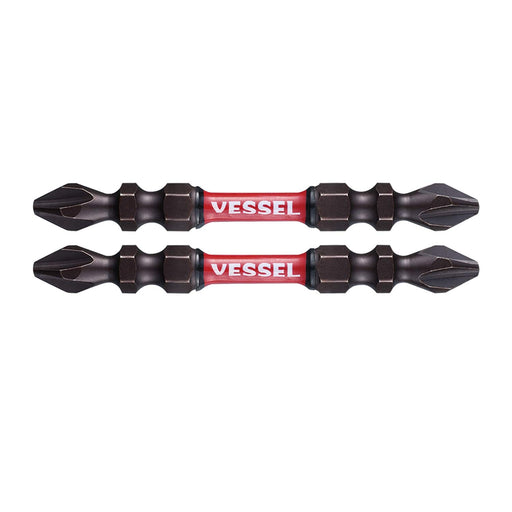 Vessel 40V Sakisbo Torsion Bit Set Double Head 2 Units of 65mm SST142065-Kiichin - The #1 Place for Japanese Goods in Your Hand!