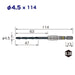 Vessel 4.5mm Ironwork Drill Bit AMD-4.5 Cushion Drill for Metalwork-Kiichin - The #1 Place for Japanese Goods in Your Hand!