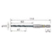 Vessel 4.6mm AMD-4.6 Cushion Drill Bit for Ironwork and Metalwork-Kiichin - The #1 Place for Japanese Goods in Your Hand!
