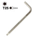 Vessel Torx T25 L-Type Wrench - Robust 8500Tx Tool by Vessel-Kiichin - The #1 Place for Japanese Goods in Your Hand!