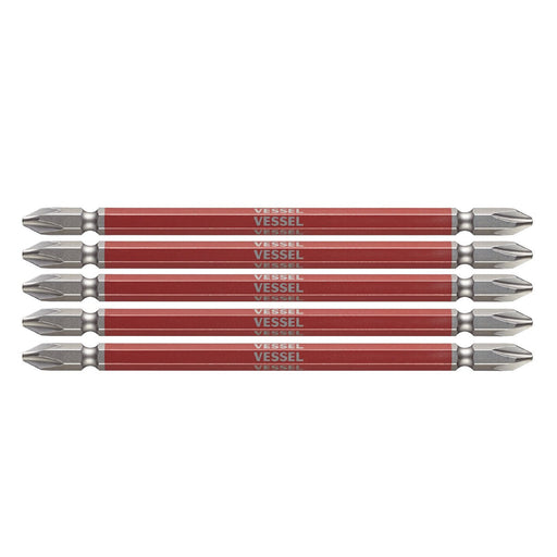 Vessel 40V-Compatible 5-Piece Set with Double Ended Plus Gosai Bit GS5P2130-Kiichin - The #1 Place for Japanese Goods in Your Hand!