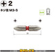 Vessel 40V Double-Ended Plus Gosai Bit Set 2x35 1 Pc - GS142035-Kiichin - The #1 Place for Japanese Goods in Your Hand!