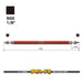 Vessel 40V Double Ended Sq2x150 Gosai Bit Set of 2 - GS14SQ2150 Vessel-Kiichin - The #1 Place for Japanese Goods in Your Hand!