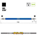 Vessel 40V Double Ended Square Gosai Bit Set Sq3x150 Set of 2 GS14Sq3150-Kiichin - The #1 Place for Japanese Goods in Your Hand!