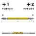 Vessel 40V Double-Ended Combination Gosai Bits +1/+2x110 2pc Set GS141211-Kiichin - The #1 Place for Japanese Goods in Your Hand!