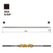 Vessel 40V Double-Ended Square Gosai Bit 1 Piece Set 300mm Model GS14Sq3300-Kiichin - The #1 Place for Japanese Goods in Your Hand!