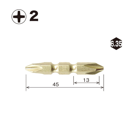 Vessel 10-Piece Bit Set with 45mm +2 and BW-11 Holder-Kiichin - The #1 Place for Japanese Goods in Your Hand!