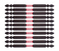 Vessel Sakisbo Torsion Bit Set Double Head +2 X 4 X 110Mm 10 Pieces-Kiichin - The #1 Place for Japanese Goods in Your Hand!