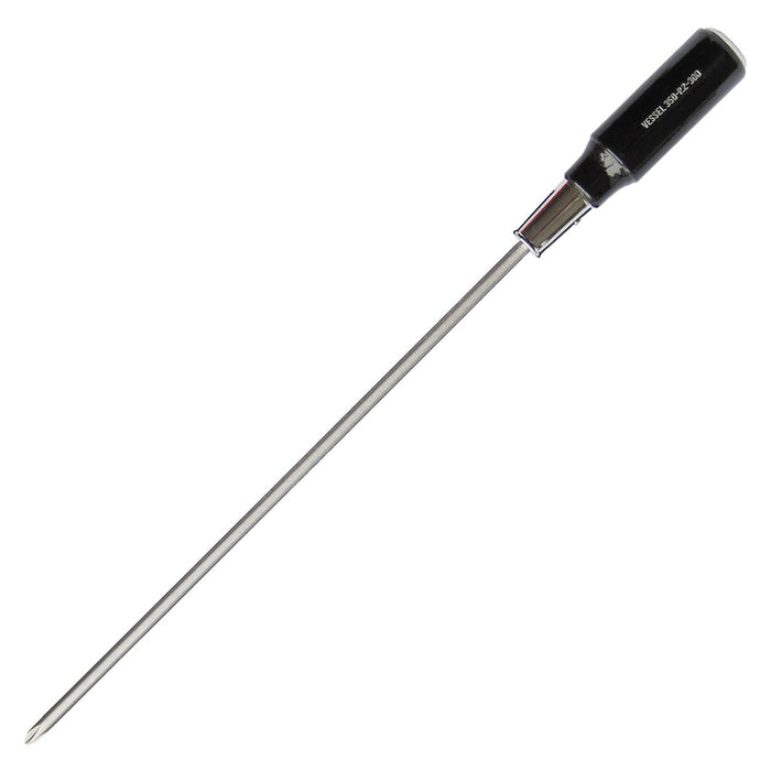 Vessel Long Shaft Penetrating Driver +2x300 350 Wooden Handle-Kiichin - The #1 Place for Japanese Goods in Your Hand!