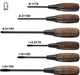 Vessel 336Ps Grip Set - Woody Penetrating Driver Non-Slip 6 Pack-Kiichin - The #1 Place for Japanese Goods in Your Hand!