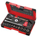 Vessel 21Pcs Woody Swivel Socket Wrench Set with Non-Slip Grip 1/4 Inch Drive HRW2004M-SW-Kiichin - The #1 Place for Japanese Goods in Your Hand!