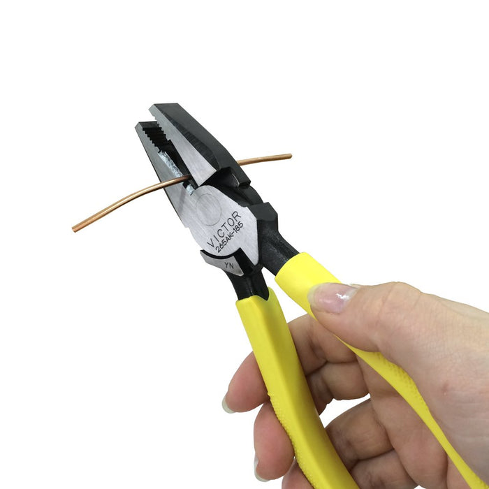 Victor Heavy Duty Pliers 185mm with Molded Cover and Eccentric Lever-Kiichin - The #1 Place for Japanese Goods in Your Hand!