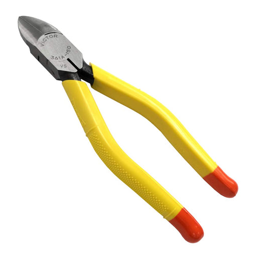 Victor Thin Blade Nippers 150mm with Molded Cover Heavy Duty 361A-150-Kiichin - The #1 Place for Japanese Goods in Your Hand!
