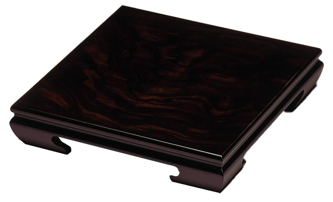 Yamaya Lacquerware Shop Ebony 30cm Wooden Flower Stand Japanese Style Decor-Kiichin - The #1 Place for Japanese Goods in Your Hand!