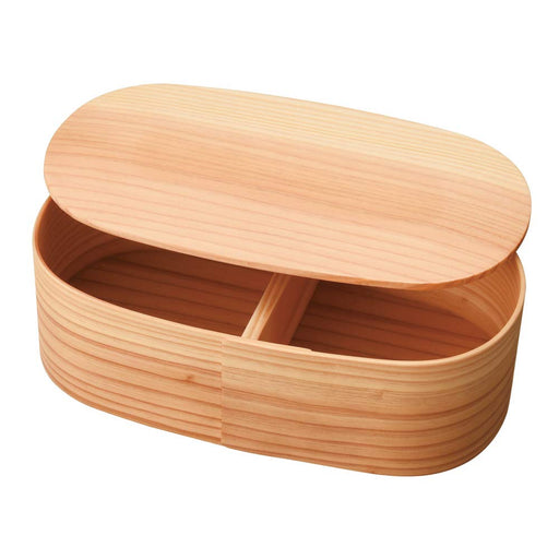 Yamaya Lacquerware Shop Japanese Bento Box Plain Wood with Lid-Kiichin - The #1 Place for Japanese Goods in Your Hand!