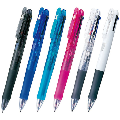 Zebra 10-Pack 3-Color Ballpoint Clip-On Pens Transparent - G3C B-B3A3-C-Kiichin - The #1 Place for Japanese Goods in Your Hand!