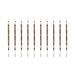 Zebra Sarasa Select Brown Ballpoint Pen Refill 0.4 Lead 10 Pieces Pack-Kiichin - The #1 Place for Japanese Goods in Your Hand!