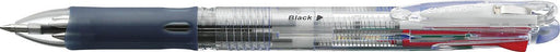 Zebra B4A5-C Slim 4C Transparent Clip-On Pen - Zebra Brand Quality Writing Tool-Kiichin - The #1 Place for Japanese Goods in Your Hand!