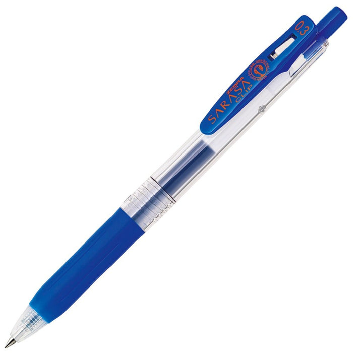 Zebra Sarasa Clip 0.3 Gel Ballpoint Pens Pack of 10 Blue Ink-Kiichin - The #1 Place for Japanese Goods in Your Hand!