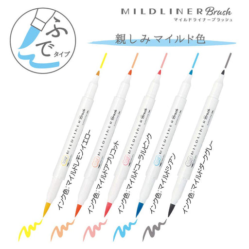 Zebra 10-Piece Mild Liner Highlighter Set Blush Mild Lavender B-Wft8-Mlv-Kiichin - The #1 Place for Japanese Goods in Your Hand!