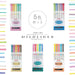 Zebra 5-color Mild Liner Highlighter Set Friendly Mild Colors Wkt7-N-5C-Kiichin - The #1 Place for Japanese Goods in Your Hand!