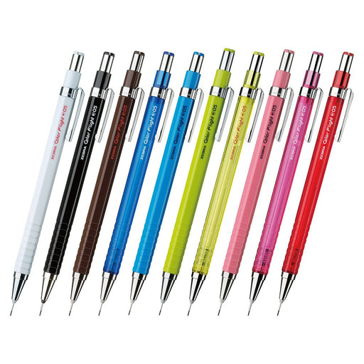 Zebra 0.5 Black Mechanical Pencil Color Flight Series Pack of 10 - B-Ma53-Bk-Kiichin - The #1 Place for Japanese Goods in Your Hand!