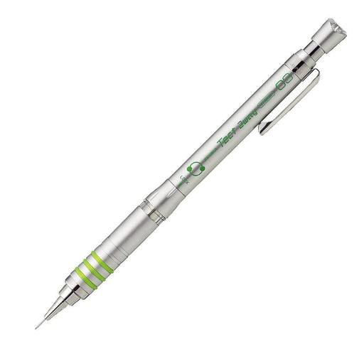 Zebra Tect Two-Way 0.3mm Mechanical Pencil in Silver - Zebra Mas41-S-Kiichin - The #1 Place for Japanese Goods in Your Hand!