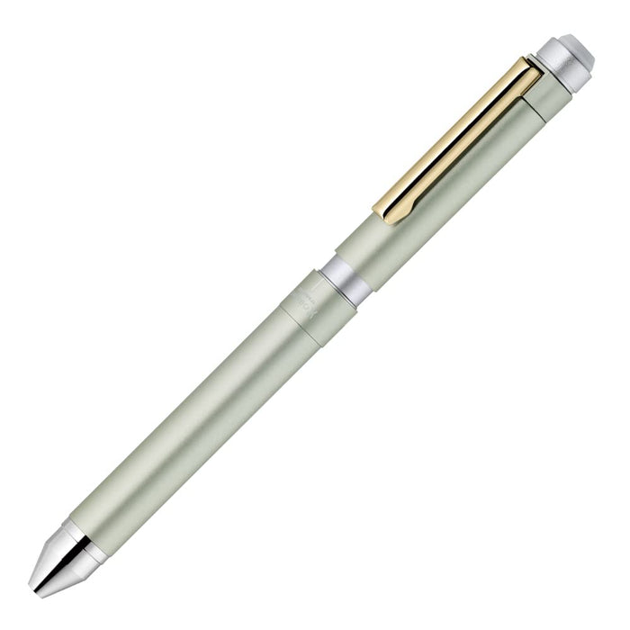 Zebra Shabo X LC5 Limited Edition Multi-Function Pen Olive Silver SB15-LC5-OS-Kiichin - The #1 Place for Japanese Goods in Your Hand!