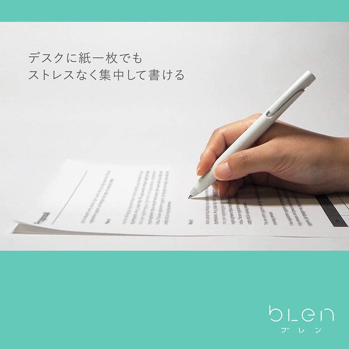 Zebra 0.5mm Oil-Based Black Ink Blue Ballpoint Pen Blen Business Edition - Pack of 10-Kiichin - The #1 Place for Japanese Goods in Your Hand!