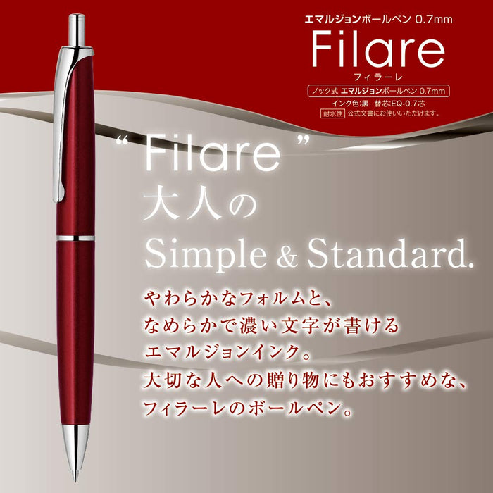 Zebra Fillare Knock Type 0.7 Blue Oil-Based Ballpoint Pen P-Ba70-Bl-Kiichin - The #1 Place for Japanese Goods in Your Hand!