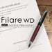Zebra Fillare Wood Ballpoint Pen 0.7mm Oil-Based Black Ink Knock Type-Kiichin - The #1 Place for Japanese Goods in Your Hand!